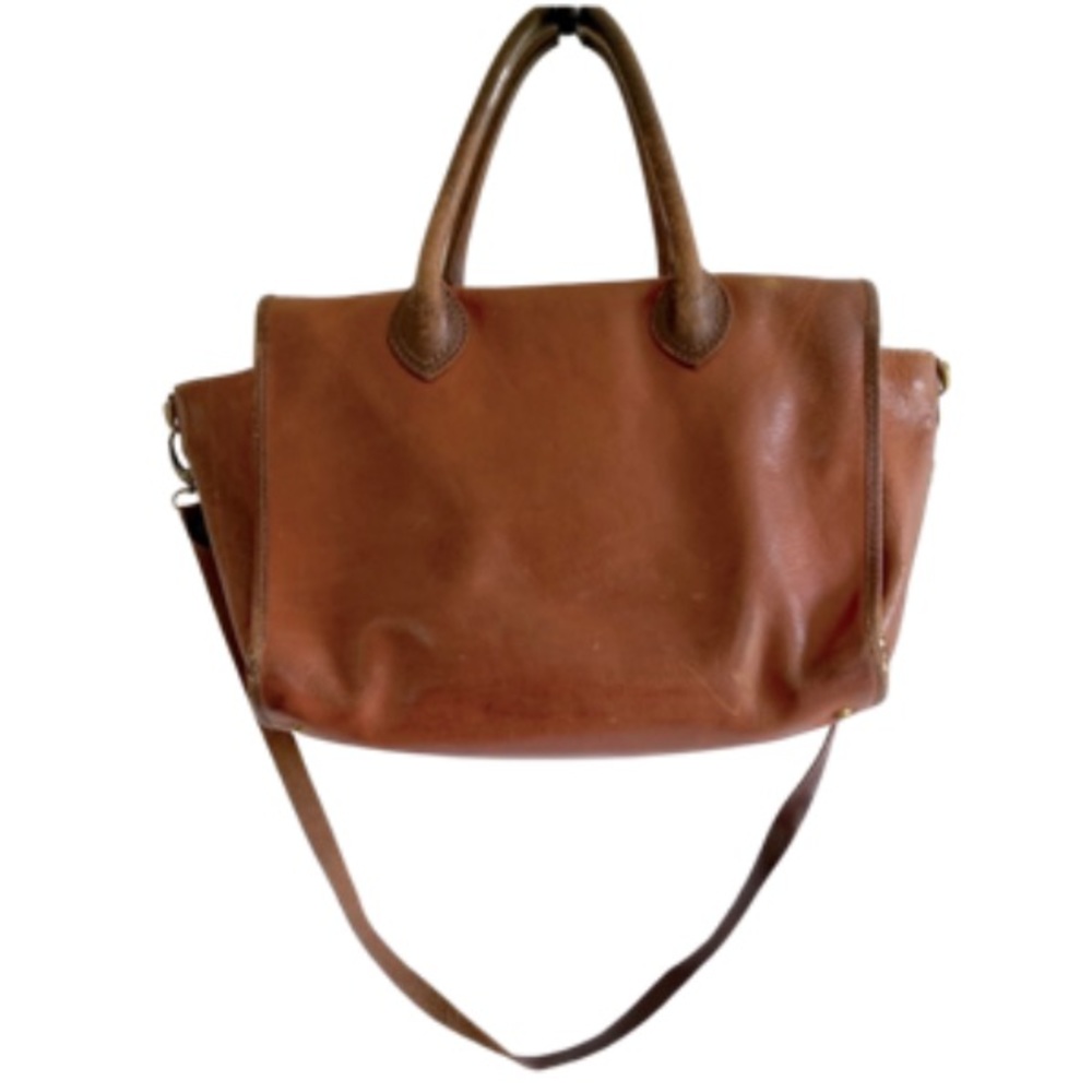 MADEWELL BROWN LEATHER PURSE HANDBAG